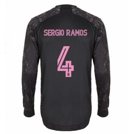 Billiga Fotbollströjor Real Madrid Sergio Ramos 4 Tredje tröja 2020/21 Långärmad